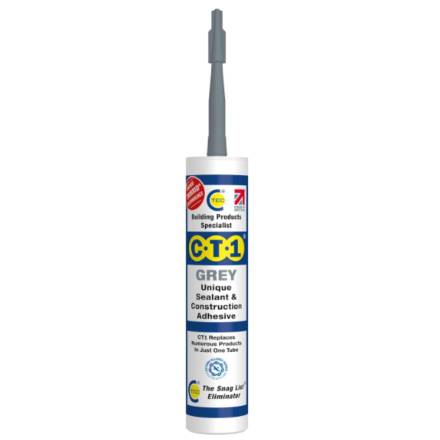 CT1 Grey TRIBRID(R) Sealant and Construction Adhesive 290ml